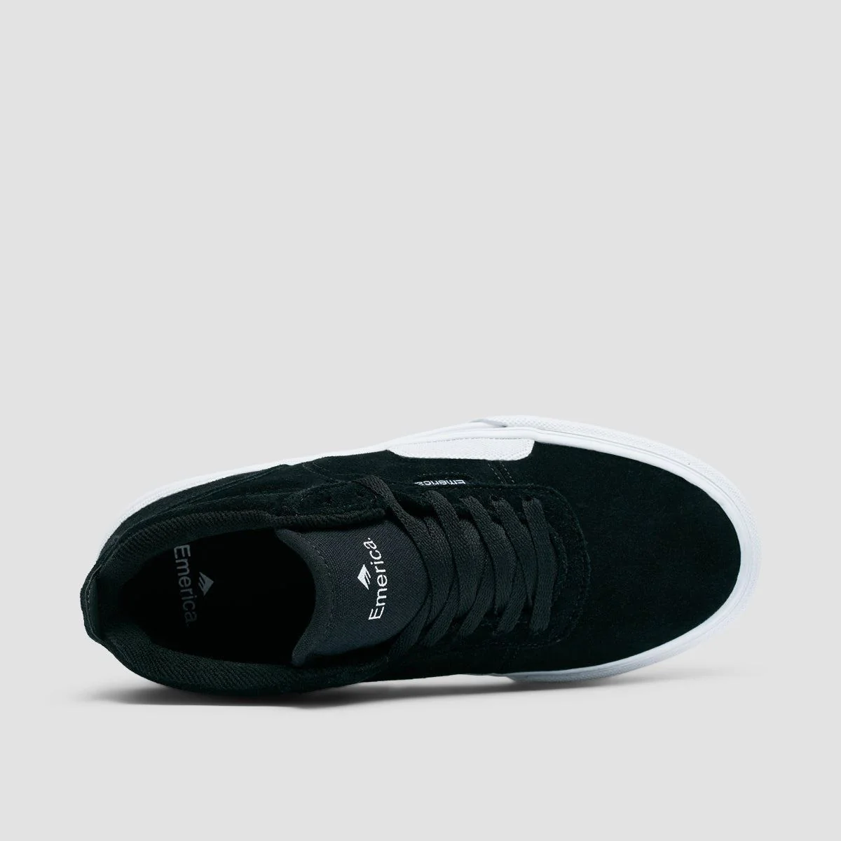 Emerica Pillar Mid Top Shoes Black/White/Gold - Kids - Image 4