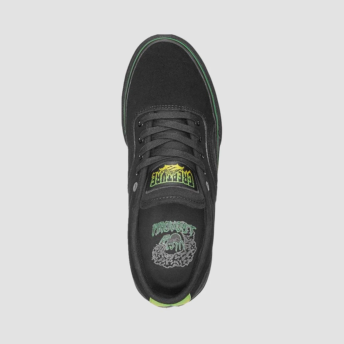 Emerica Provost G6 X Creature Shoes - Black/Black - Image 3