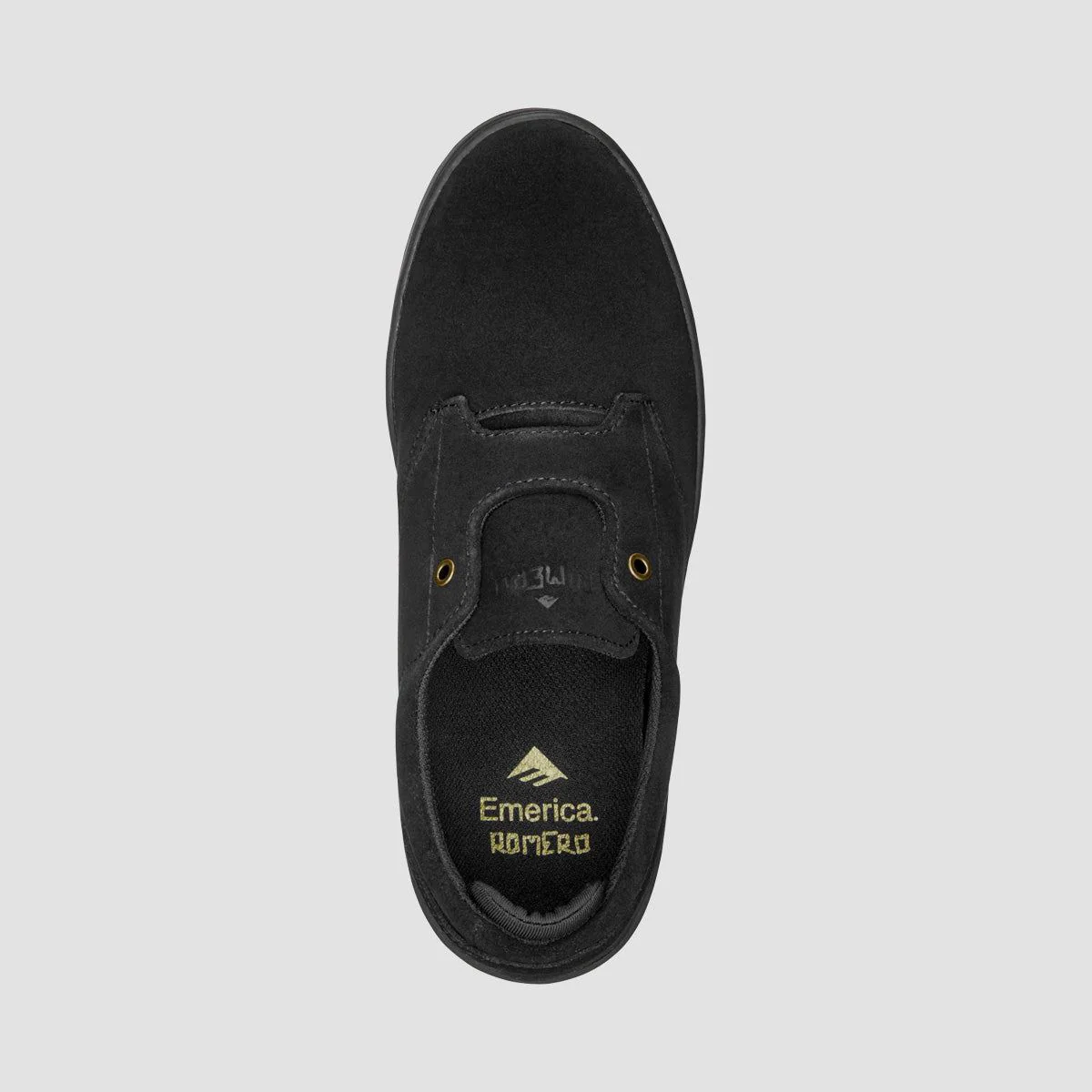 Emerica Romero Skater Slip On Shoes - Black - Image 3