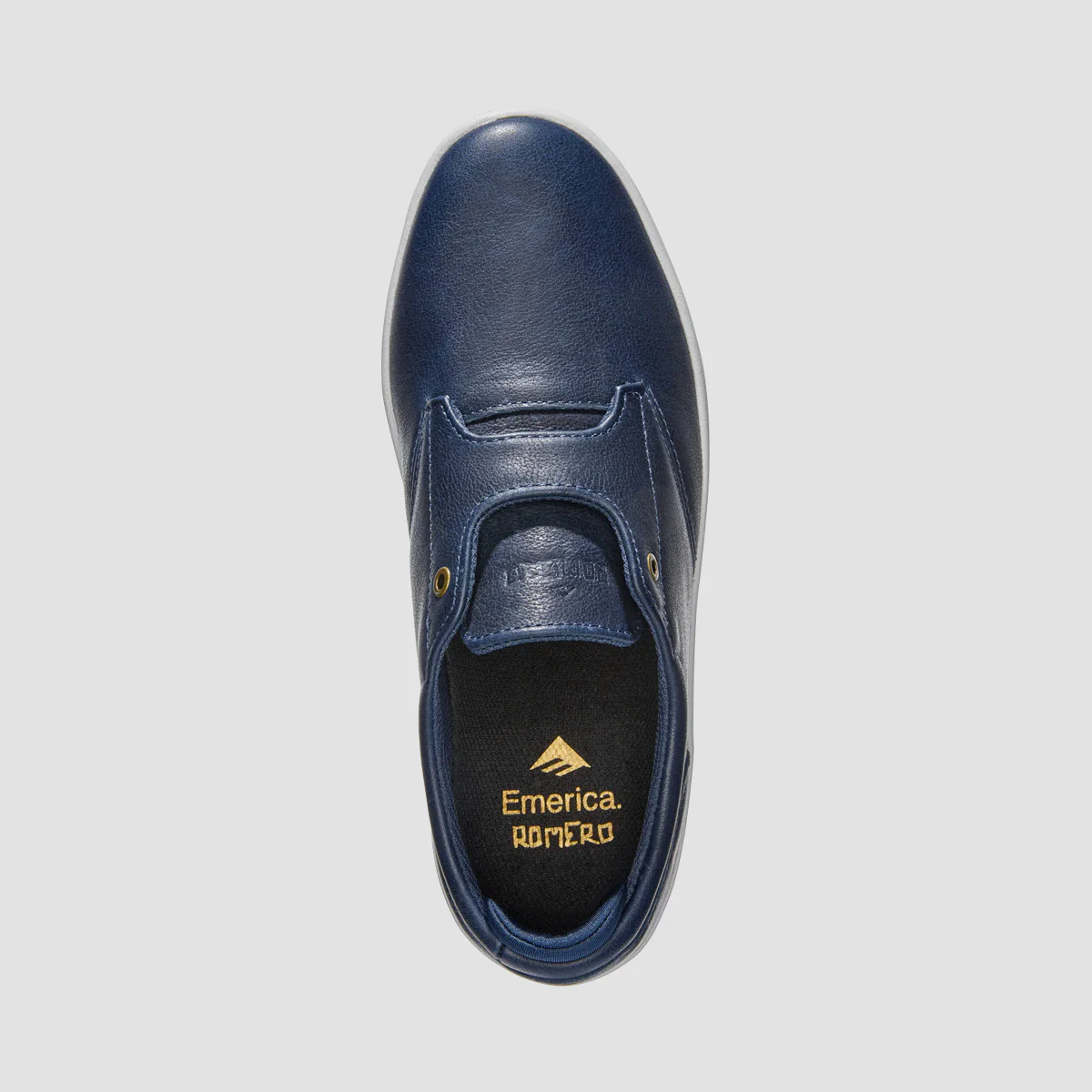 Emerica Romero Skater Slip On Shoes - Navy - Image 3