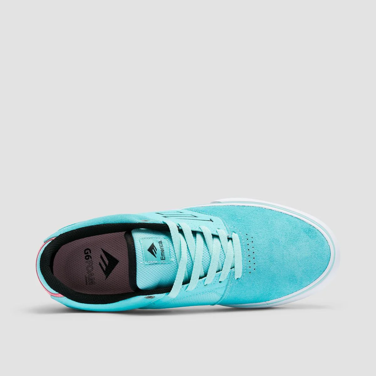 Emerica The Low Vulc Shoes Aquamarine - Image 4