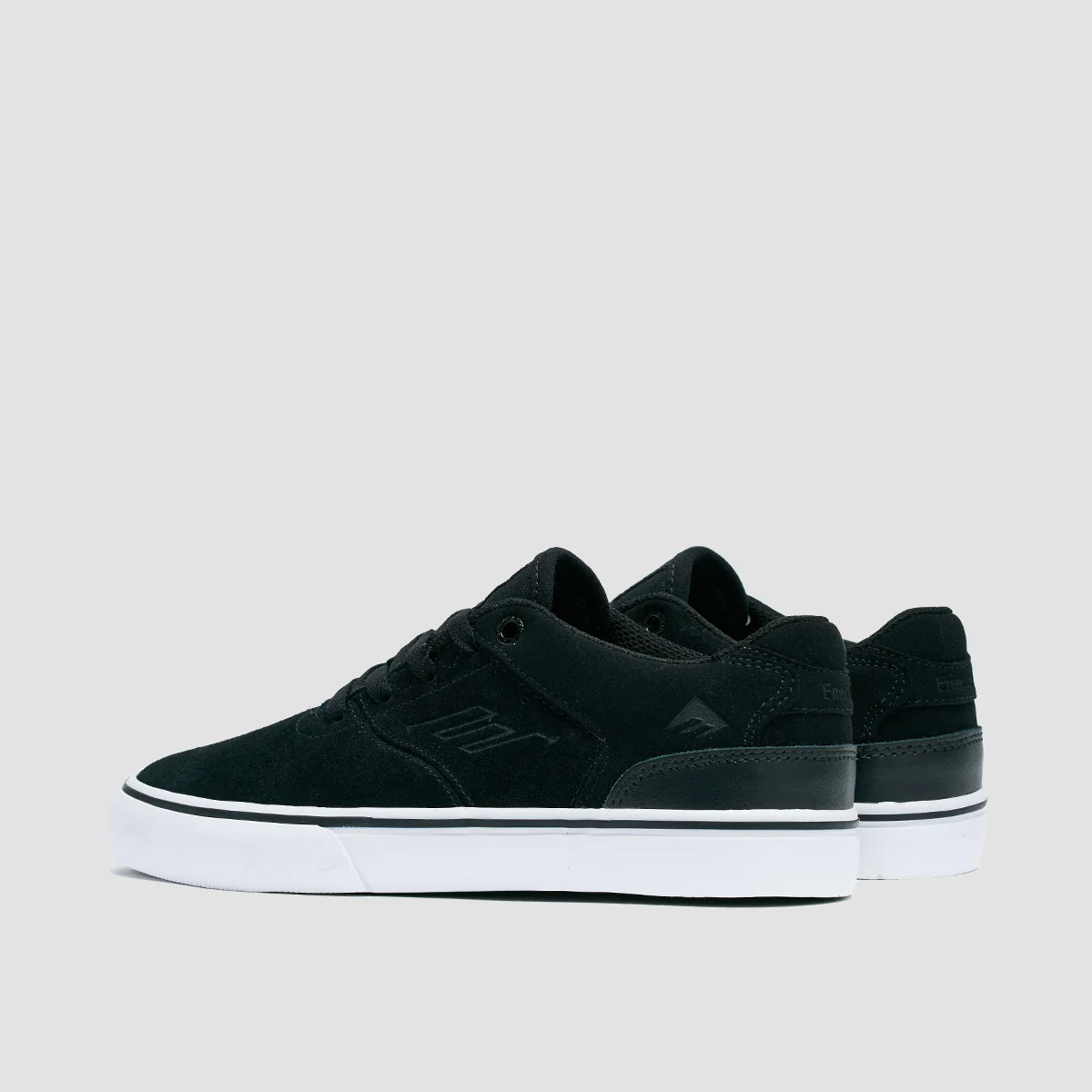 Emerica The Low Vulc Shoes Black/White/Gum - Kids - Image 3