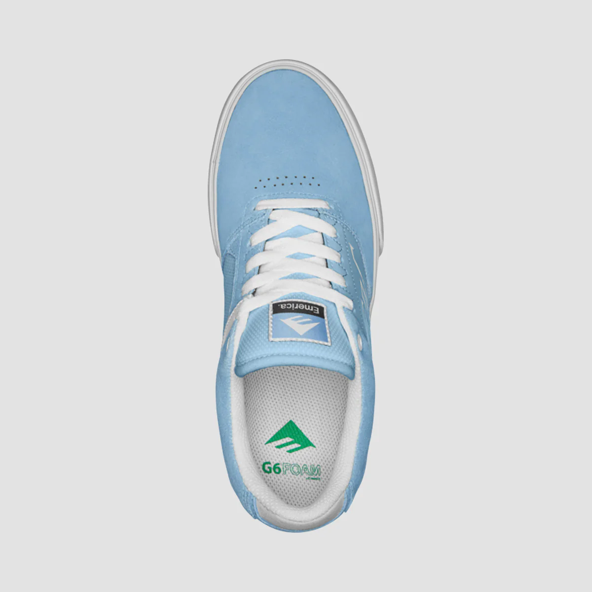 Emerica The Low Vulc Shoes - Blue/White - Image 2