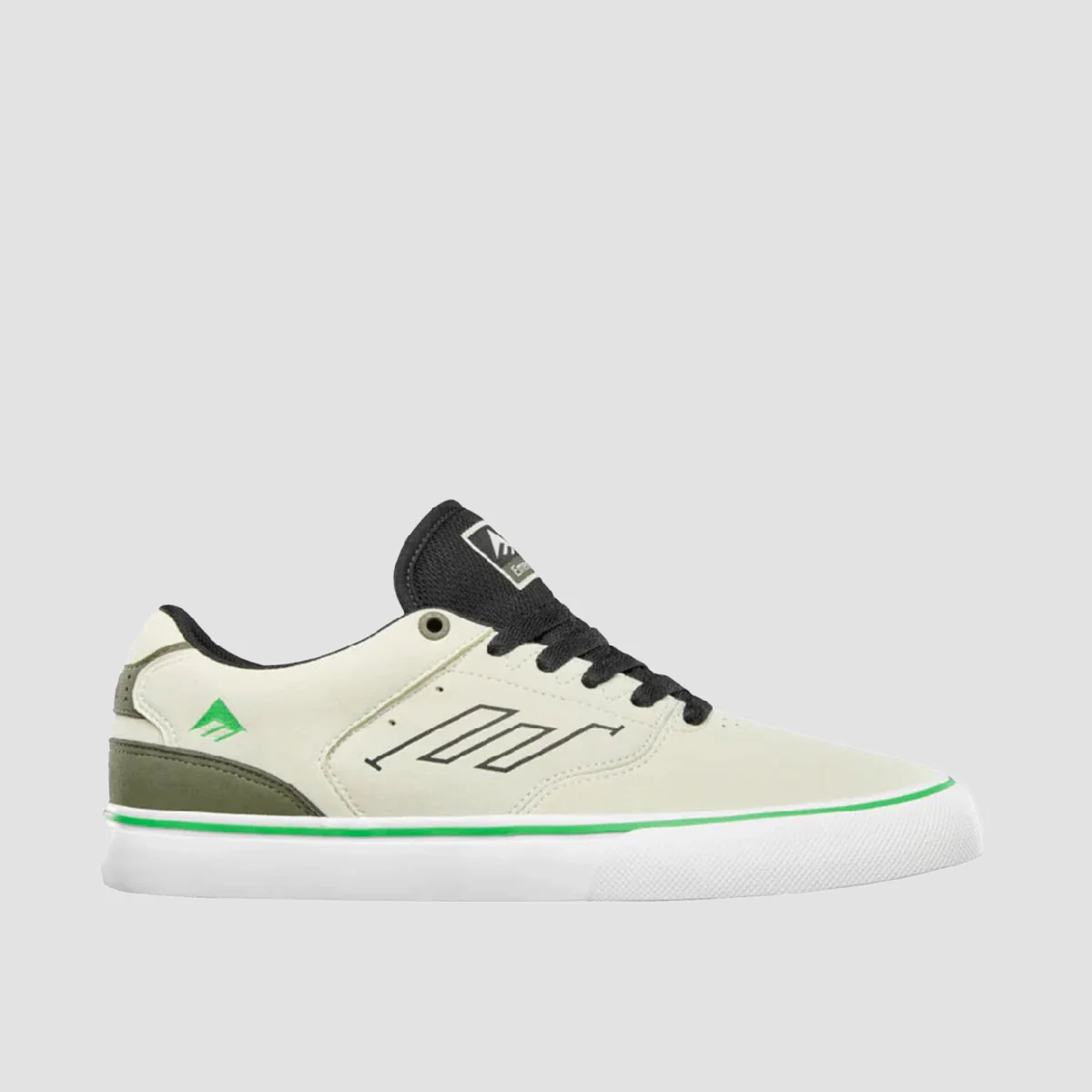 Emerica The Low Vulc Shoes - Tan/Green