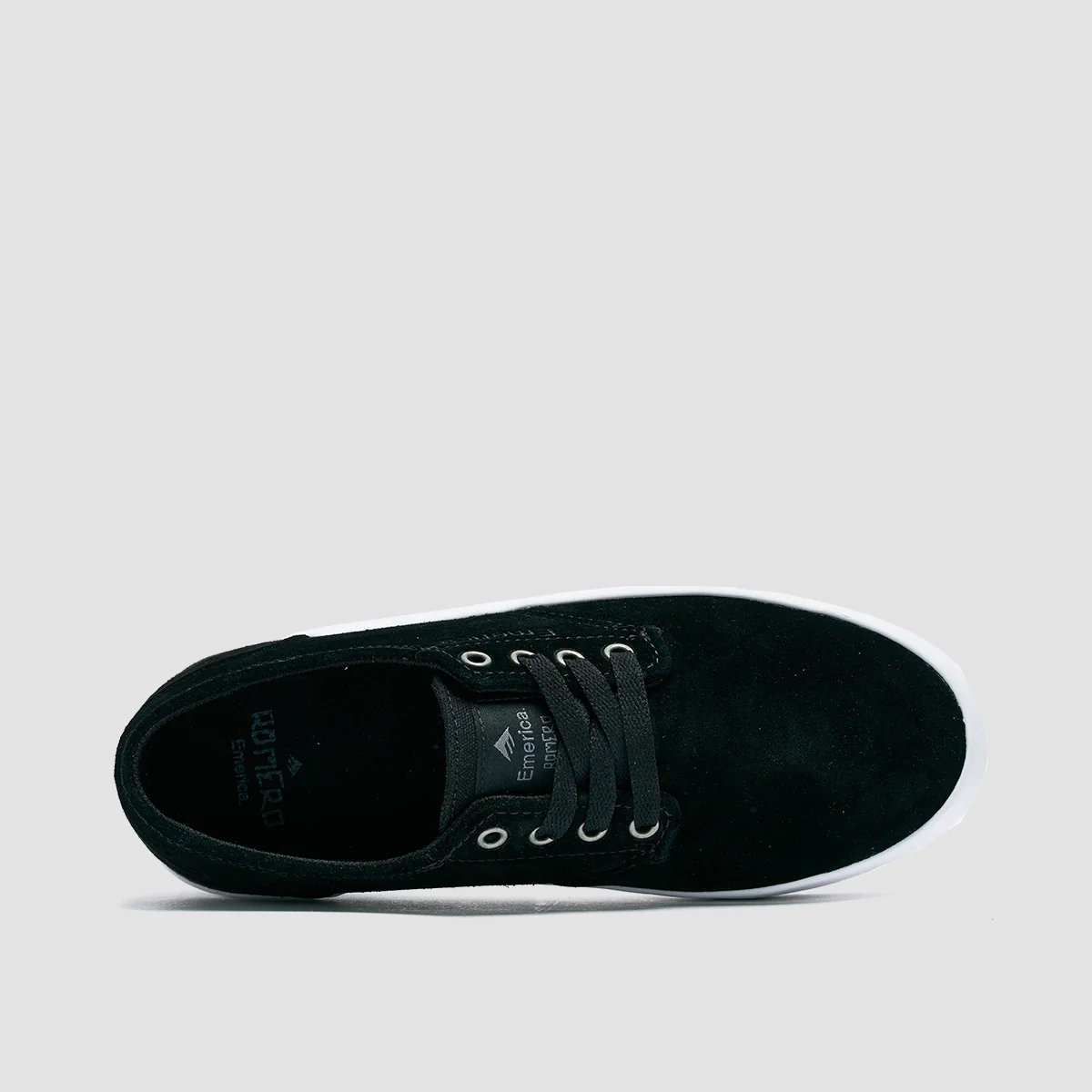 Emerica The Romero Laced Shoes Black/White/Gum - Kids - Image 4
