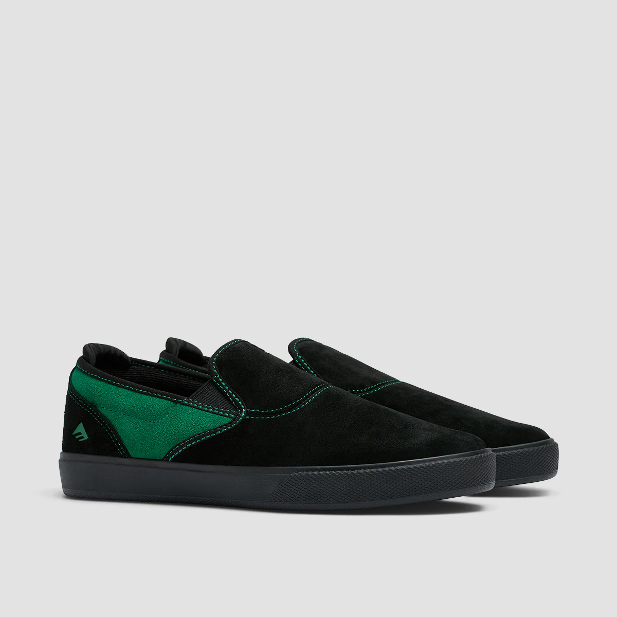 Emerica Wino G6 Cup Slip On Shoes Black/Green - Image 2