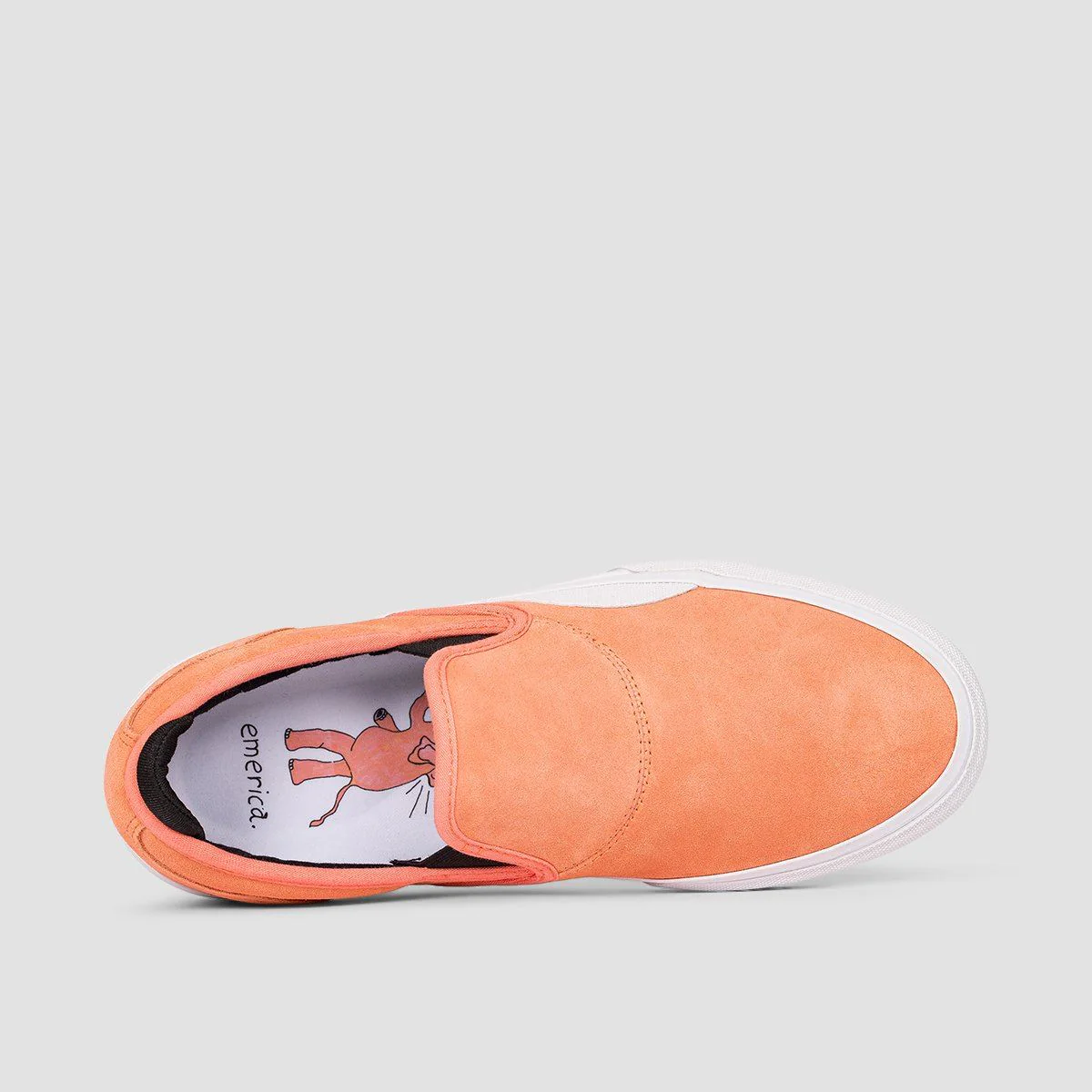 Emerica Wino G6 Slip-On Shoes - Pink/White - Image 4