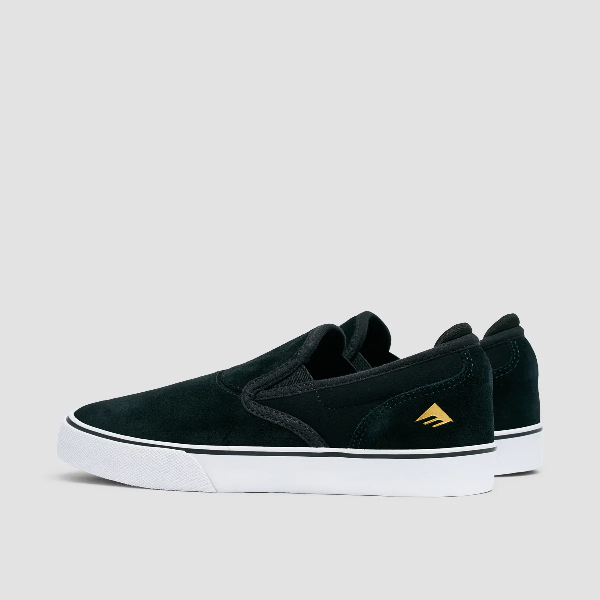 Emerica Wino G6 Slip On Shoes Black/White/Gold - Kids - Image 3