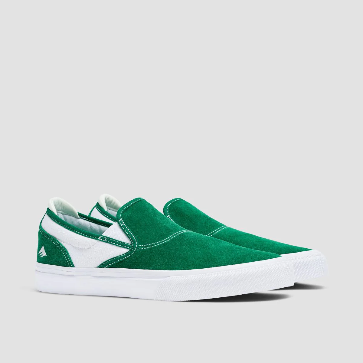 Emerica Wino G6 Slip On Shoes Green/White/Gum - Image 2