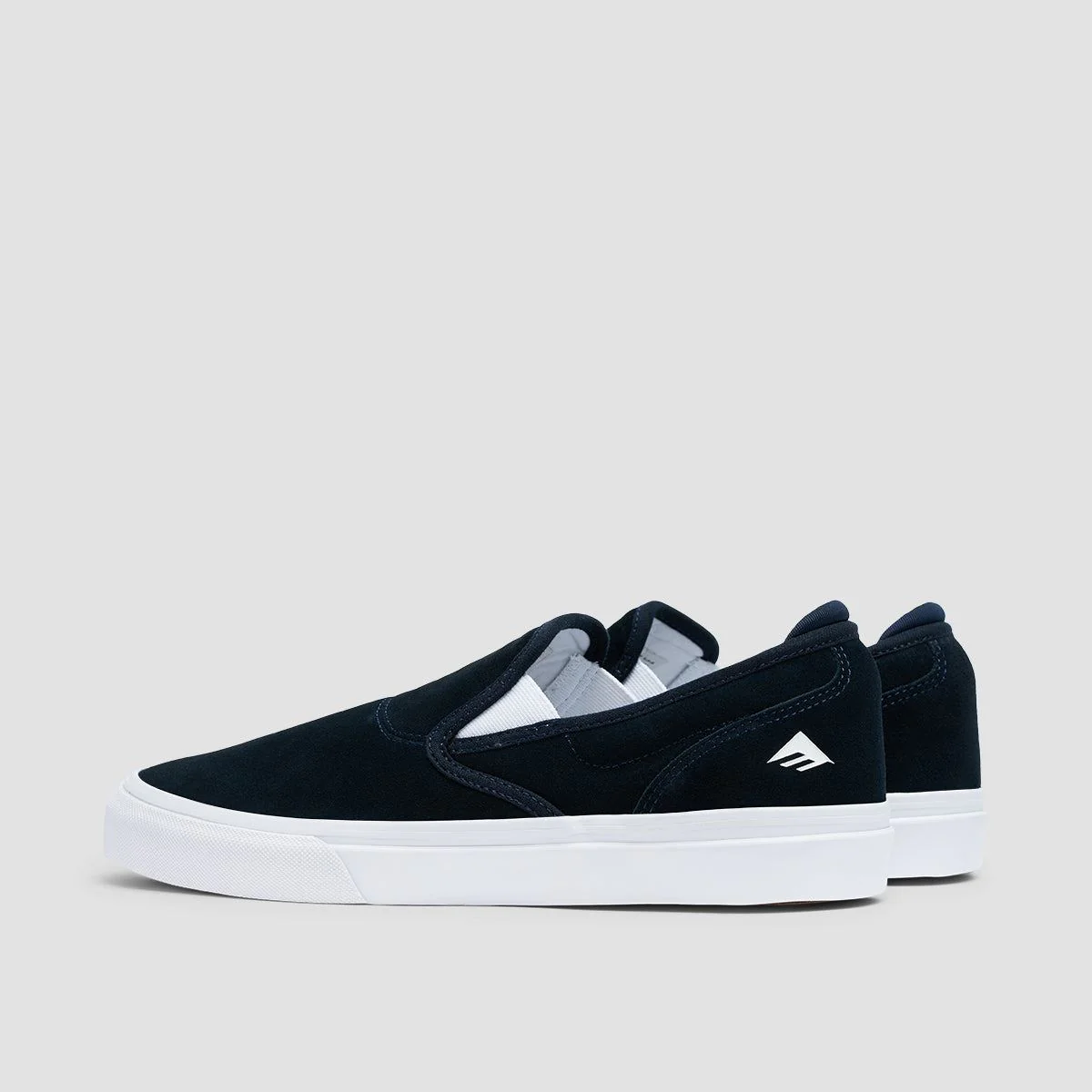 Emerica Wino G6 Slip On Shoes Kevin Baekkel Navy/White - Image 3