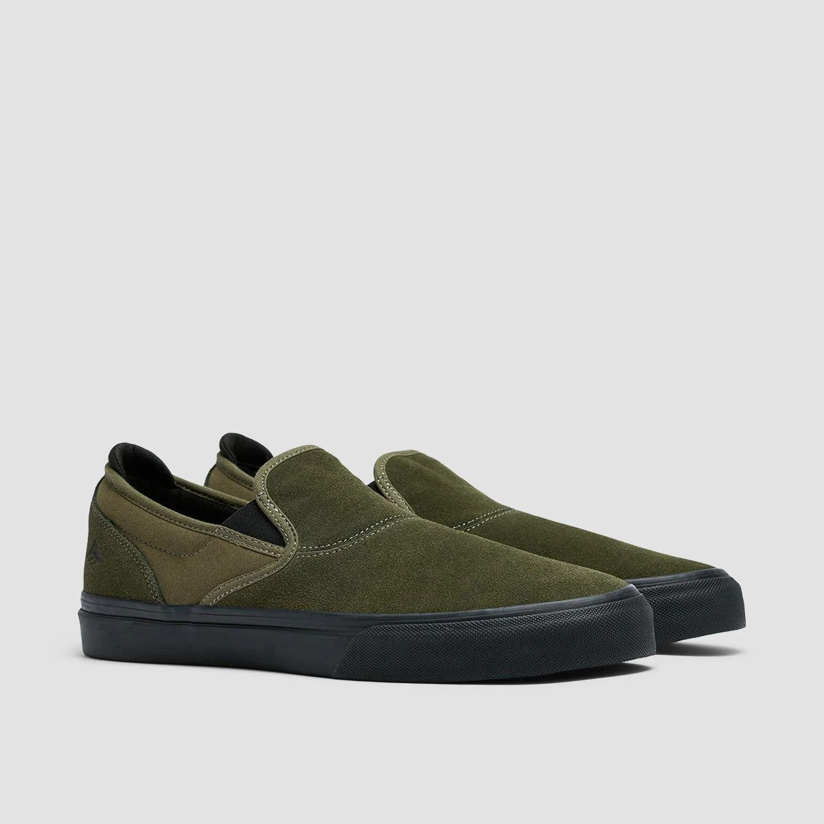 Emerica Wino G6 Slip On Shoes Olive/Black - Image 2