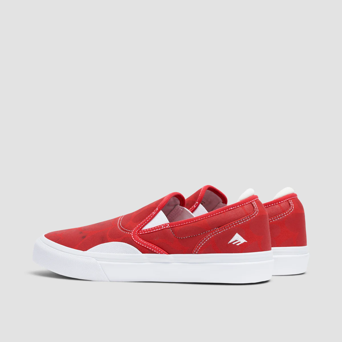 Emerica Wino G6 Slip On Shoes Red/White - Image 3
