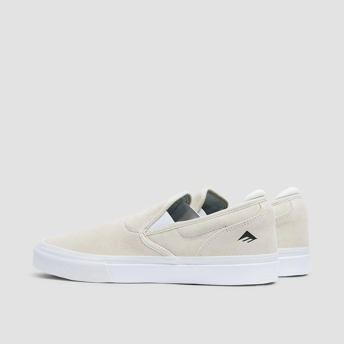 Emerica Wino G6 Slip On Shoes White - Image 3