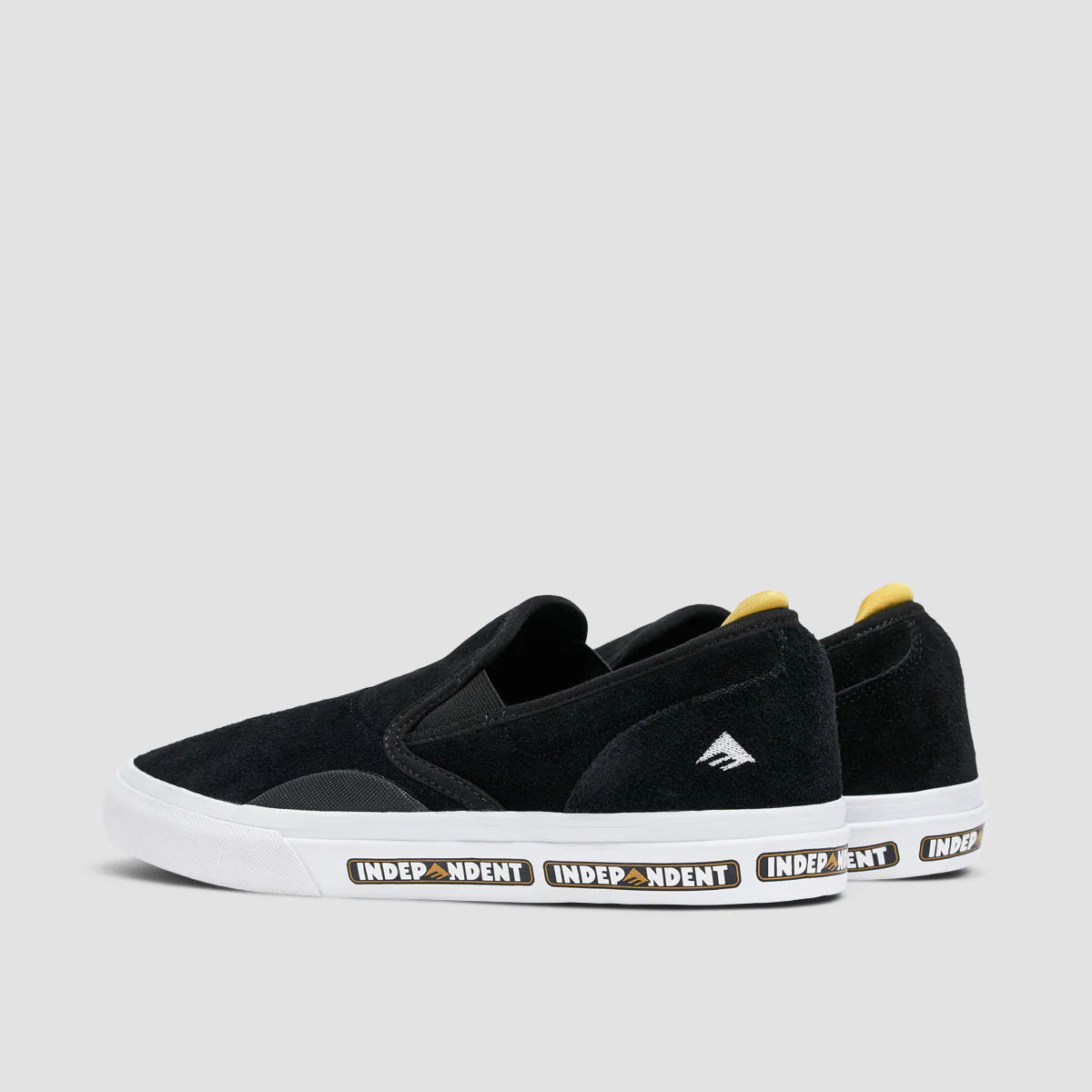 Emerica Wino G6 X Independent Slip On Shoes Black - Image 3