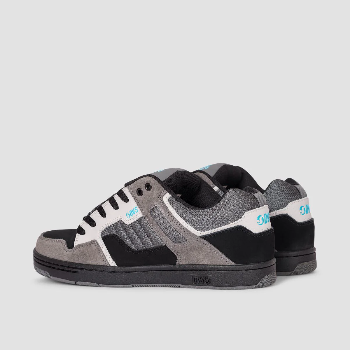DVS Enduro 125 Shoes - Black/Charcoal/Turquoise/Suede - Image 3