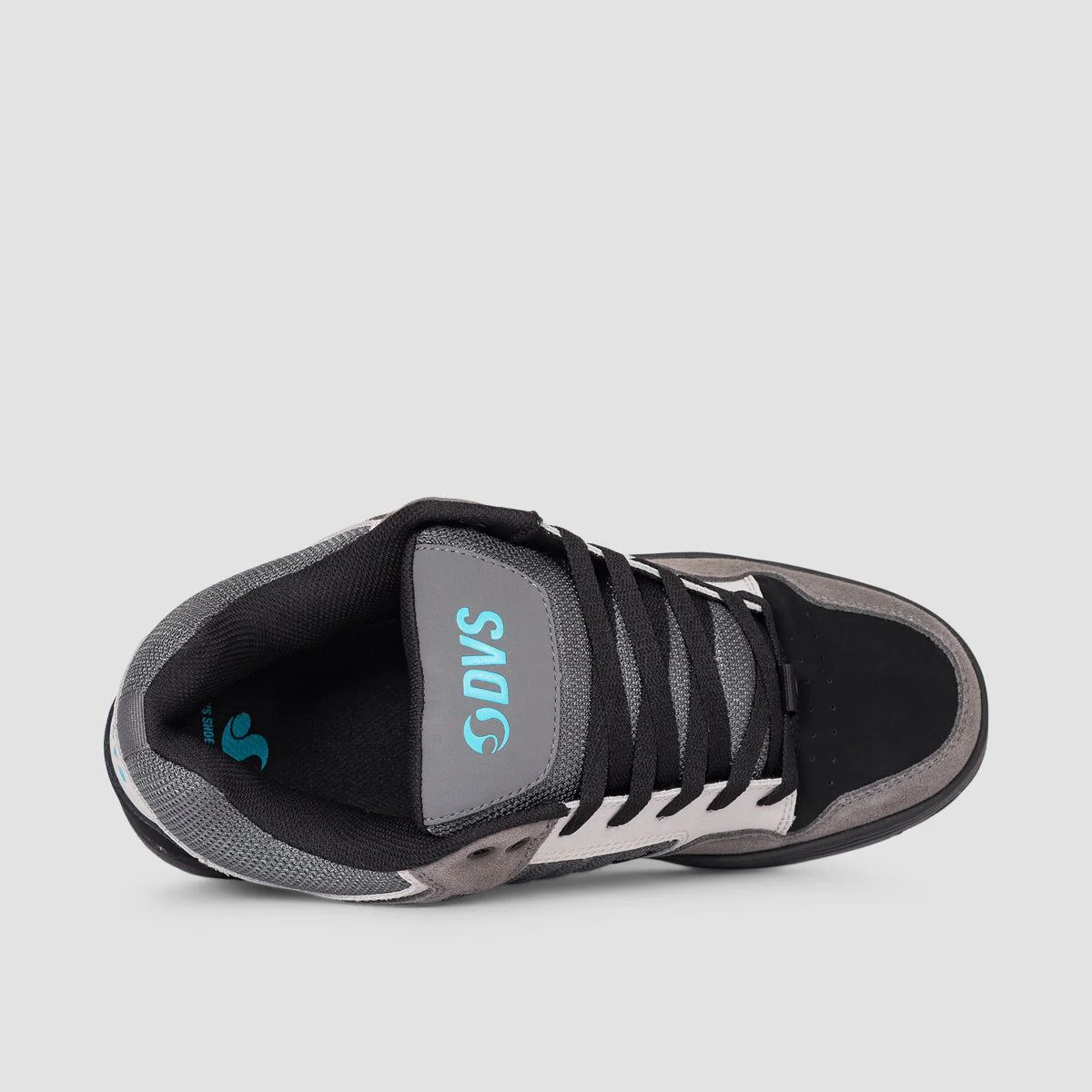 DVS Enduro 125 Shoes - Black/Charcoal/Turquoise/Suede - Image 4