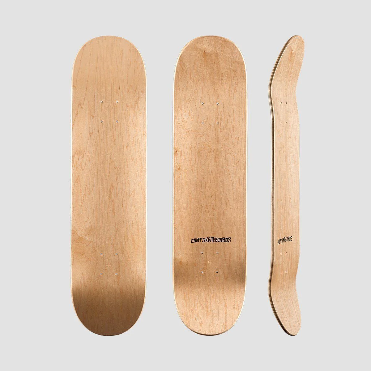 Enuff Classic Skateboard Deck Natural - 8" - Image 2