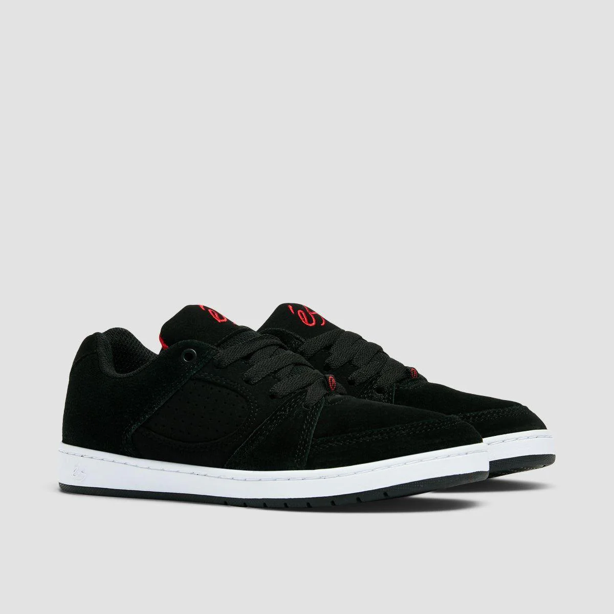 eS Accel Slim Shoes - Black/Black/Red - Image 2