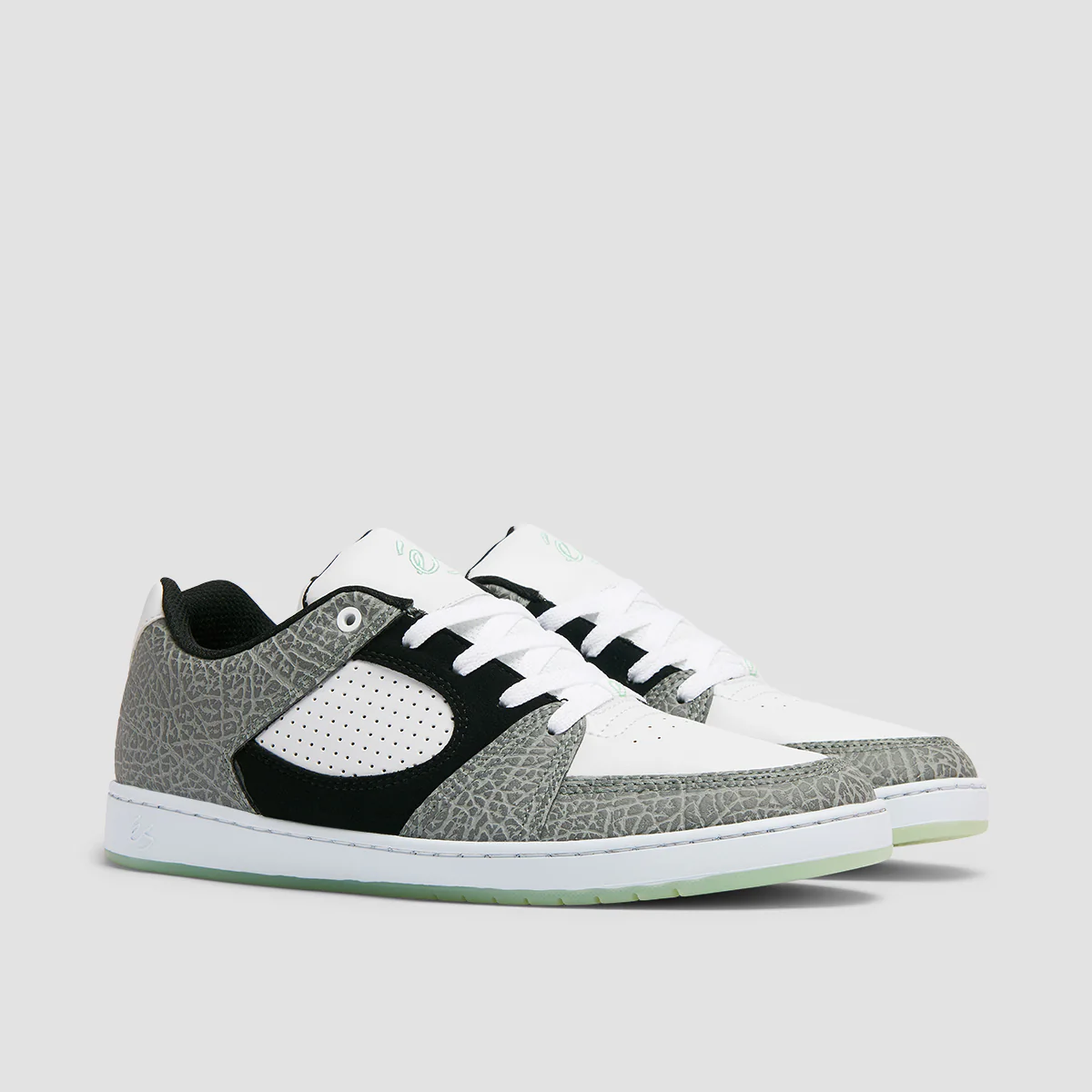 eS Accel Slim Shoes - Black/White/Turquoise - Image 2