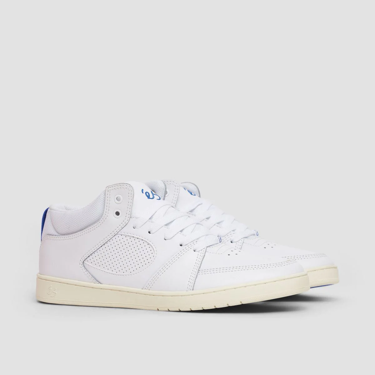 eS Accel Slim Mid Shoes - White/Tan - Image 2