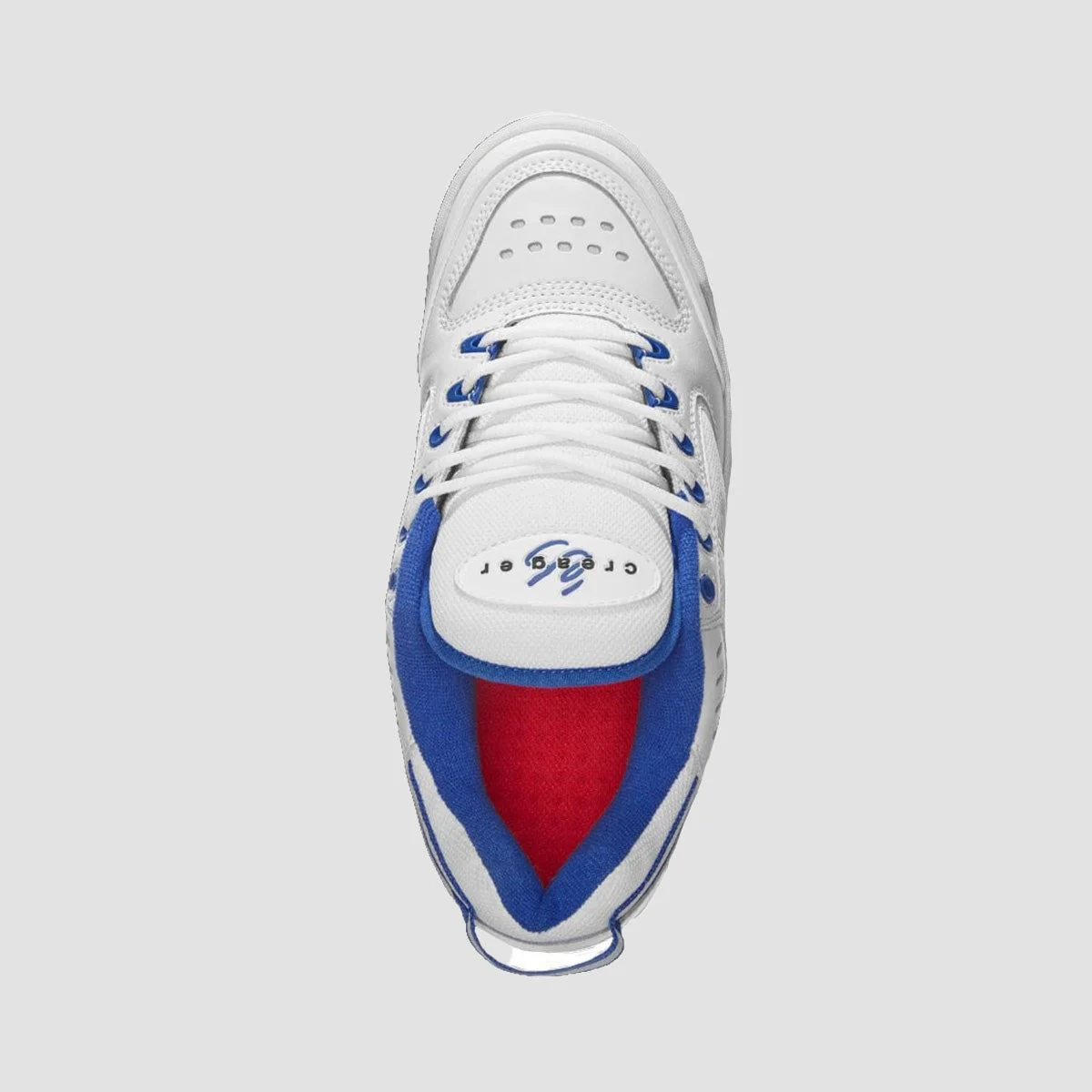 eS Creager Shoes - White/Blue - Image 3