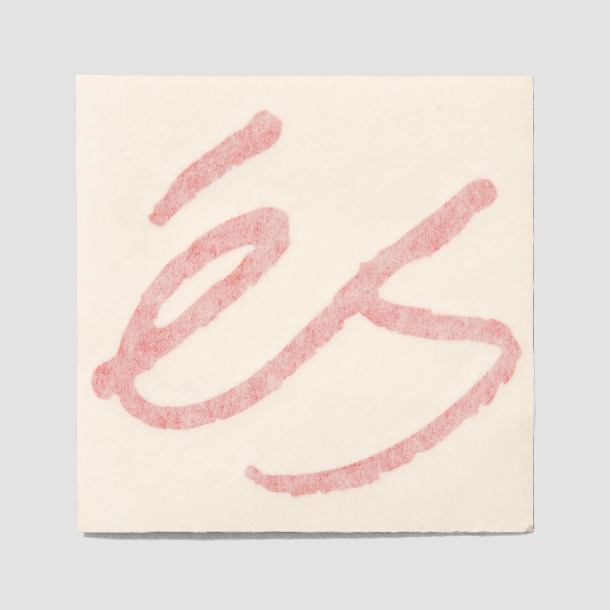 eS Logo Dicut Sticker Red 80x80mm