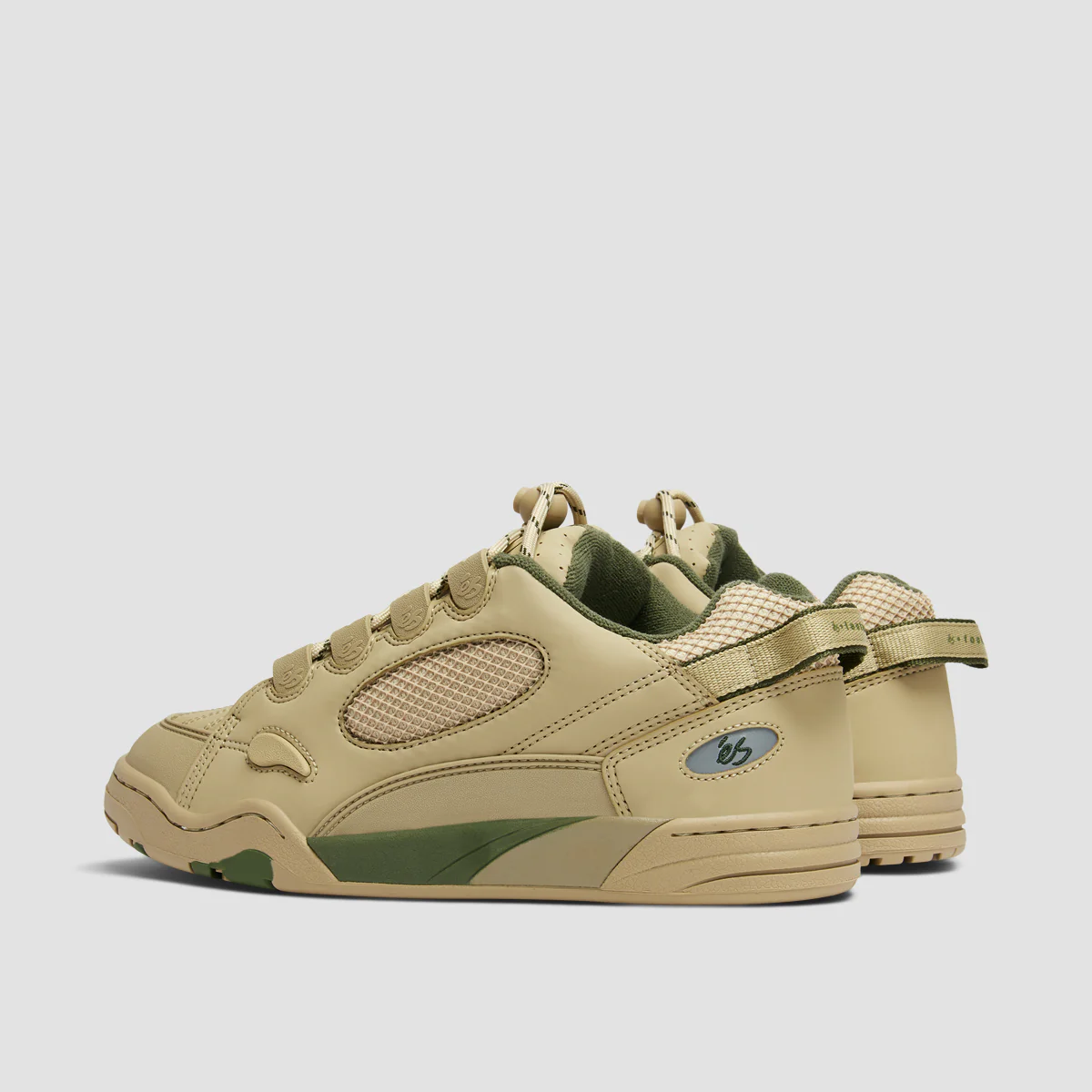 eS Muska Shoes - Tan/Green - Image 3