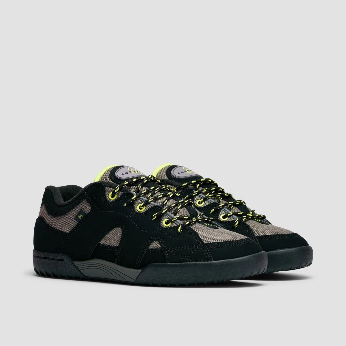 eS One Nine 7 Shoes - Black/Lime - Image 2