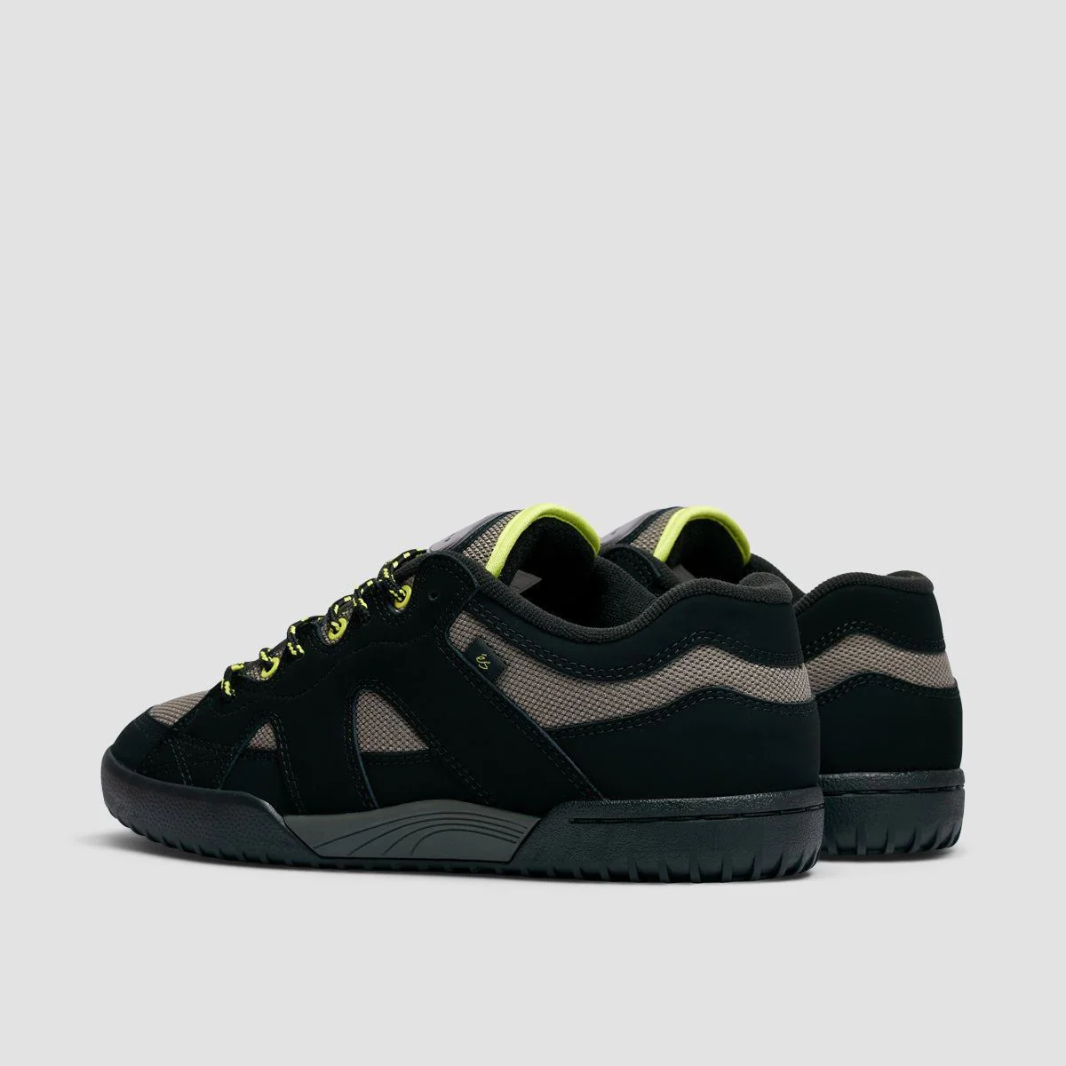eS One Nine 7 Shoes - Black/Lime - Image 3