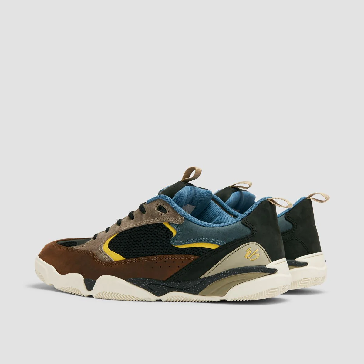 eS Quattro Plus Shoes - Brown/Tan/Blue - Image 3