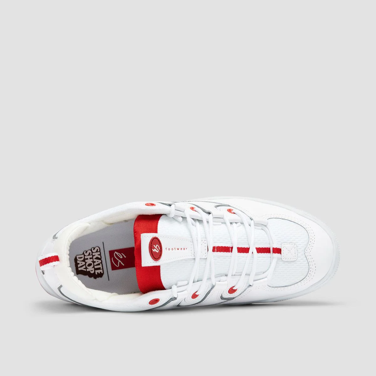 eS Two Nine 8 Shoes - White/Red - Image 4