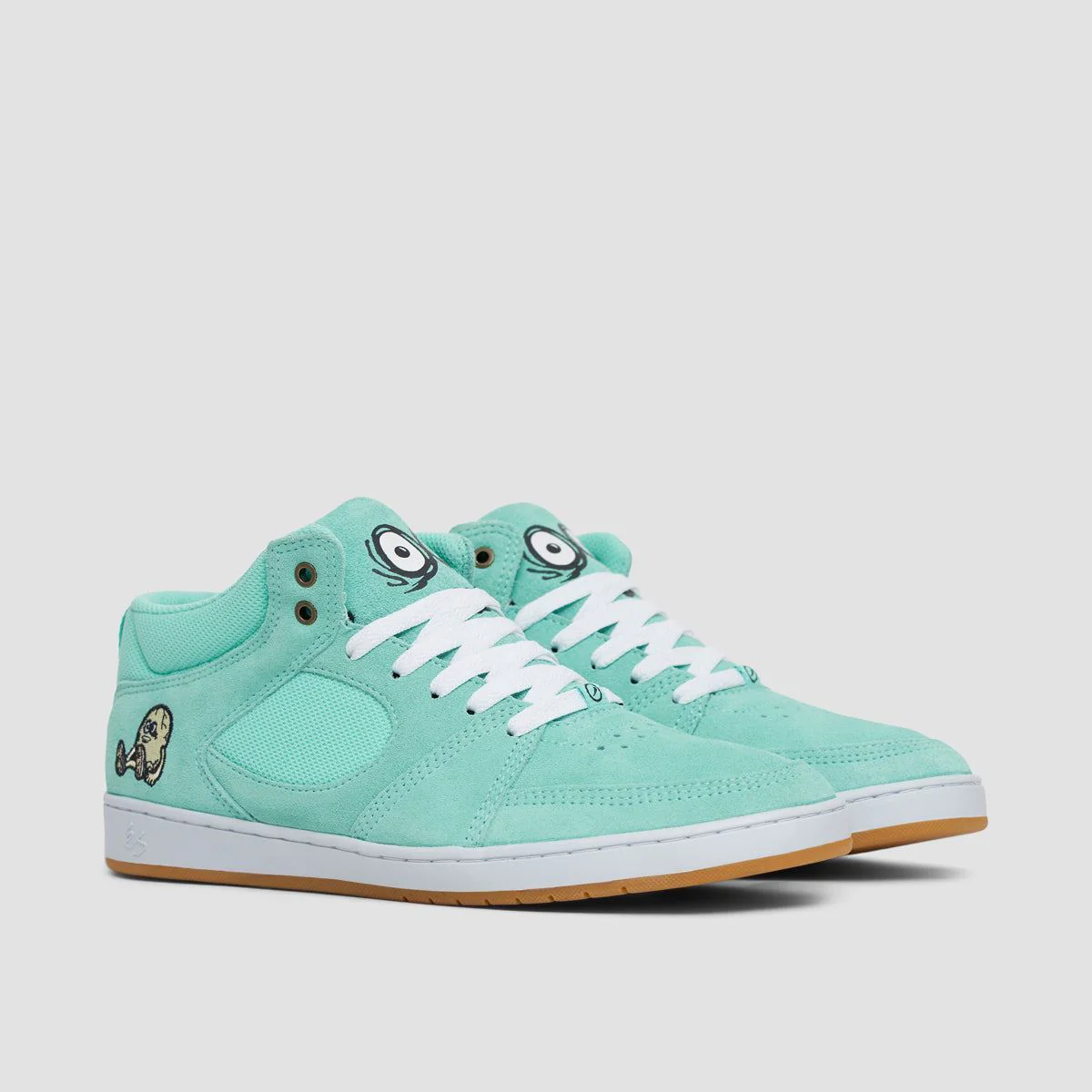 eS X Heroin Eggcell Accel Slim Mid Shoes - Aqua - Image 2