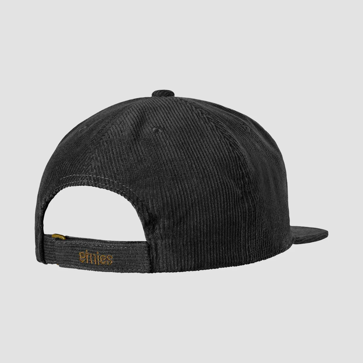 Etnies Arrow Cord Strapback Cap Black/Brown - Image 2