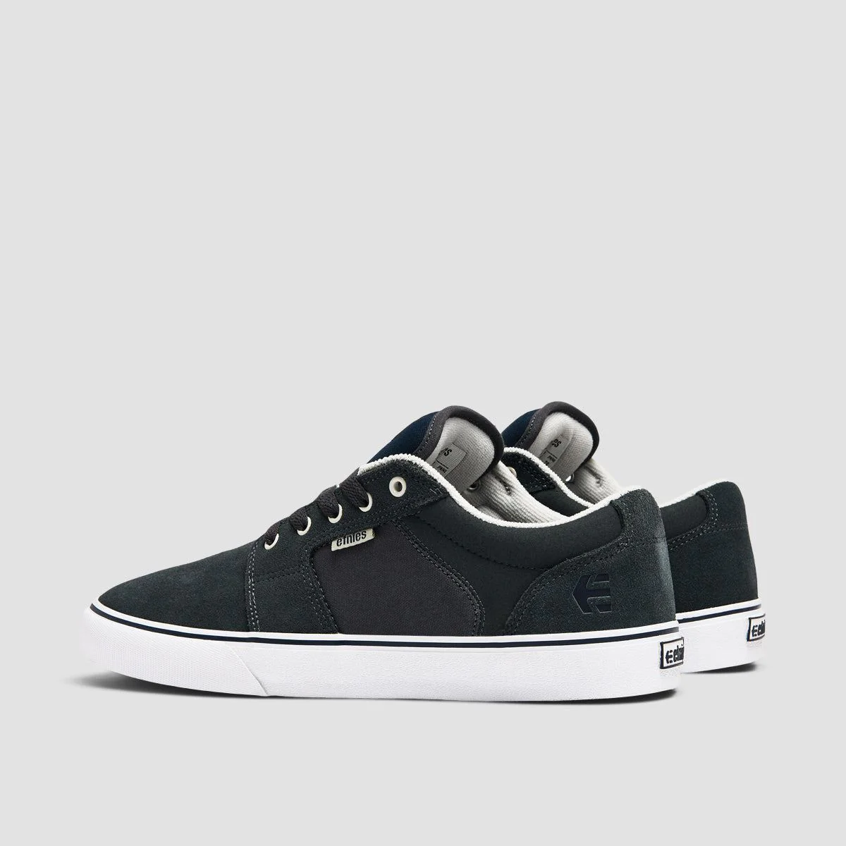 Etnies Barge LS Shoes - Grey/Grey/Blue - Image 3