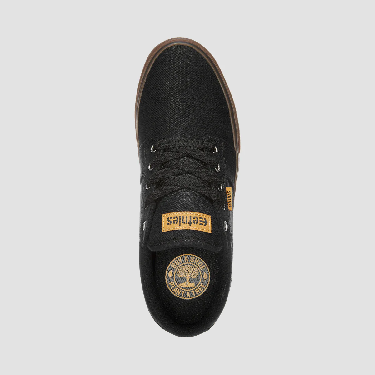 Etnies Barge LS Shoes - Black/Gum/Silver - Image 3