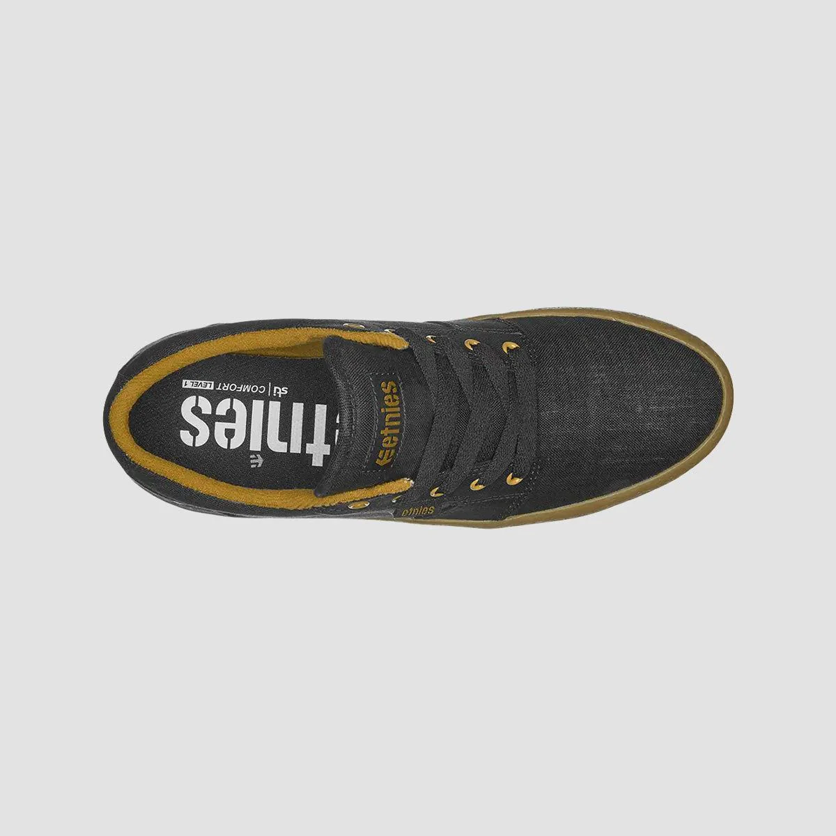 Etnies Barge LS Shoes - Black Raw - Image 3