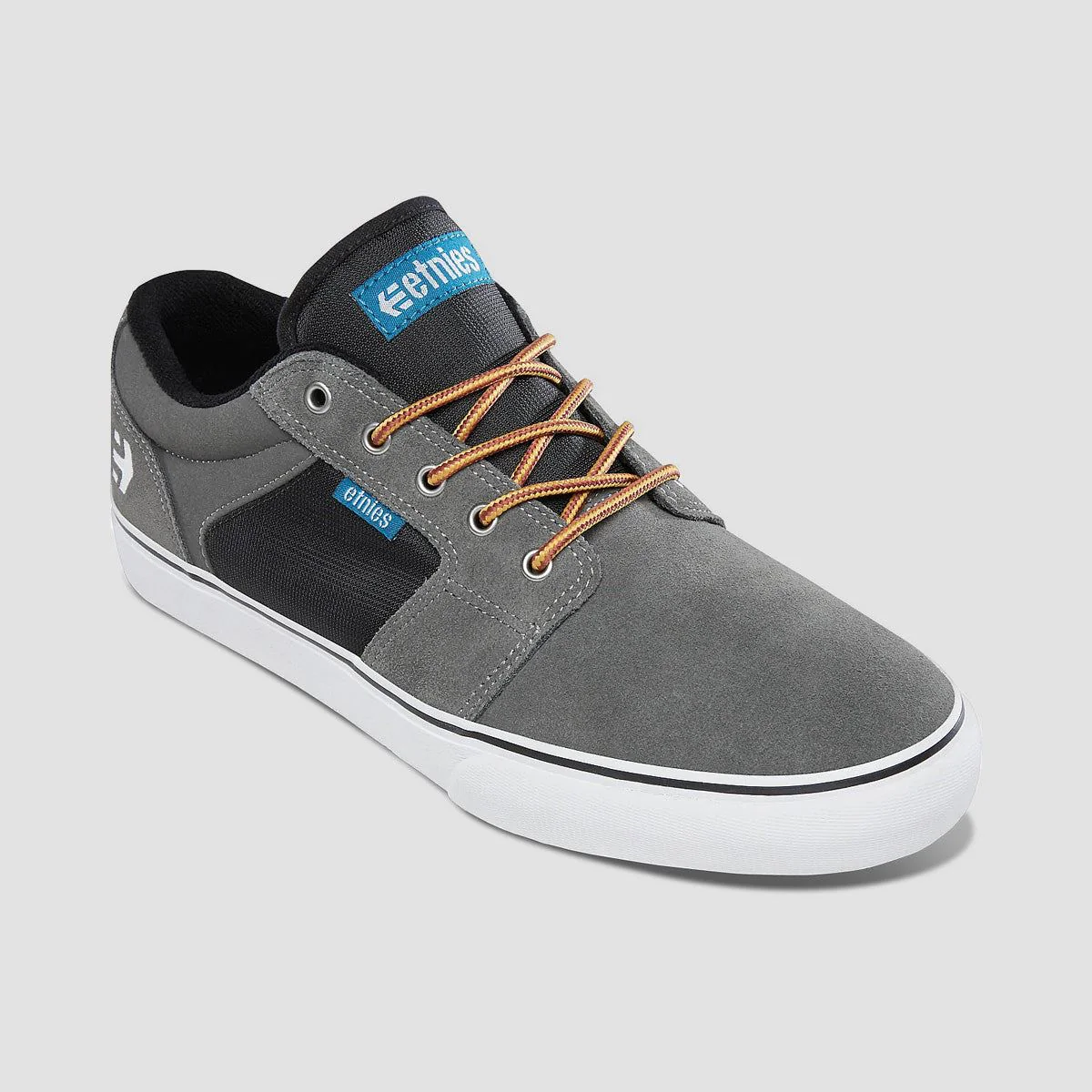 Etnies Barge LS Shoes - Grey/Black/Yellow - Image 2
