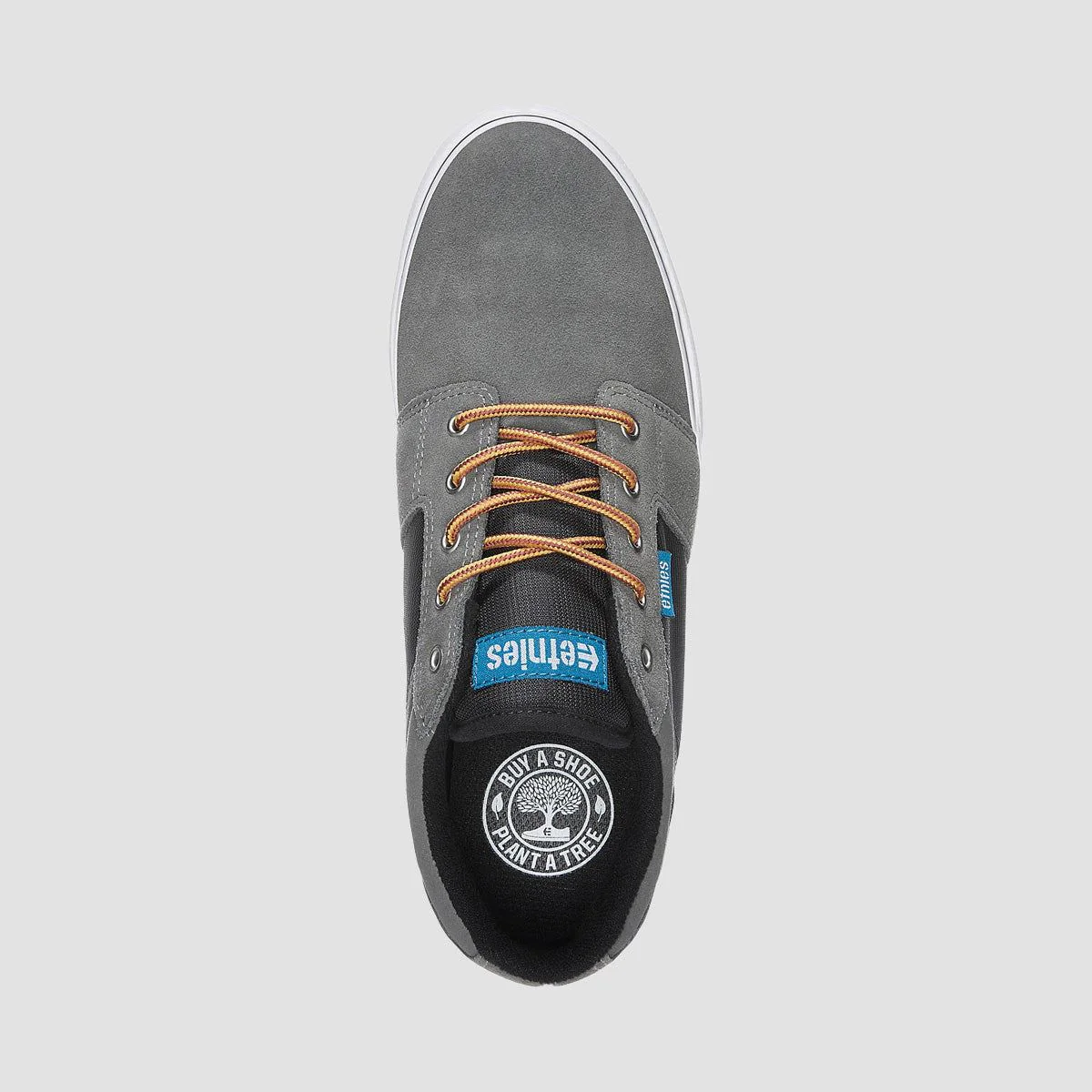Etnies Barge LS Shoes - Grey/Black/Yellow - Image 3