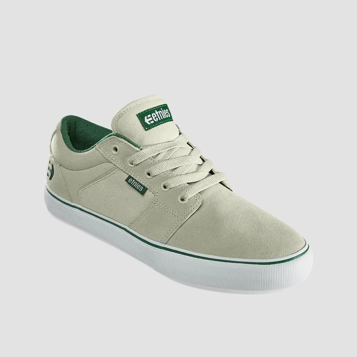 Etnies Barge LS Shoes - White/Green/Gum - Image 2