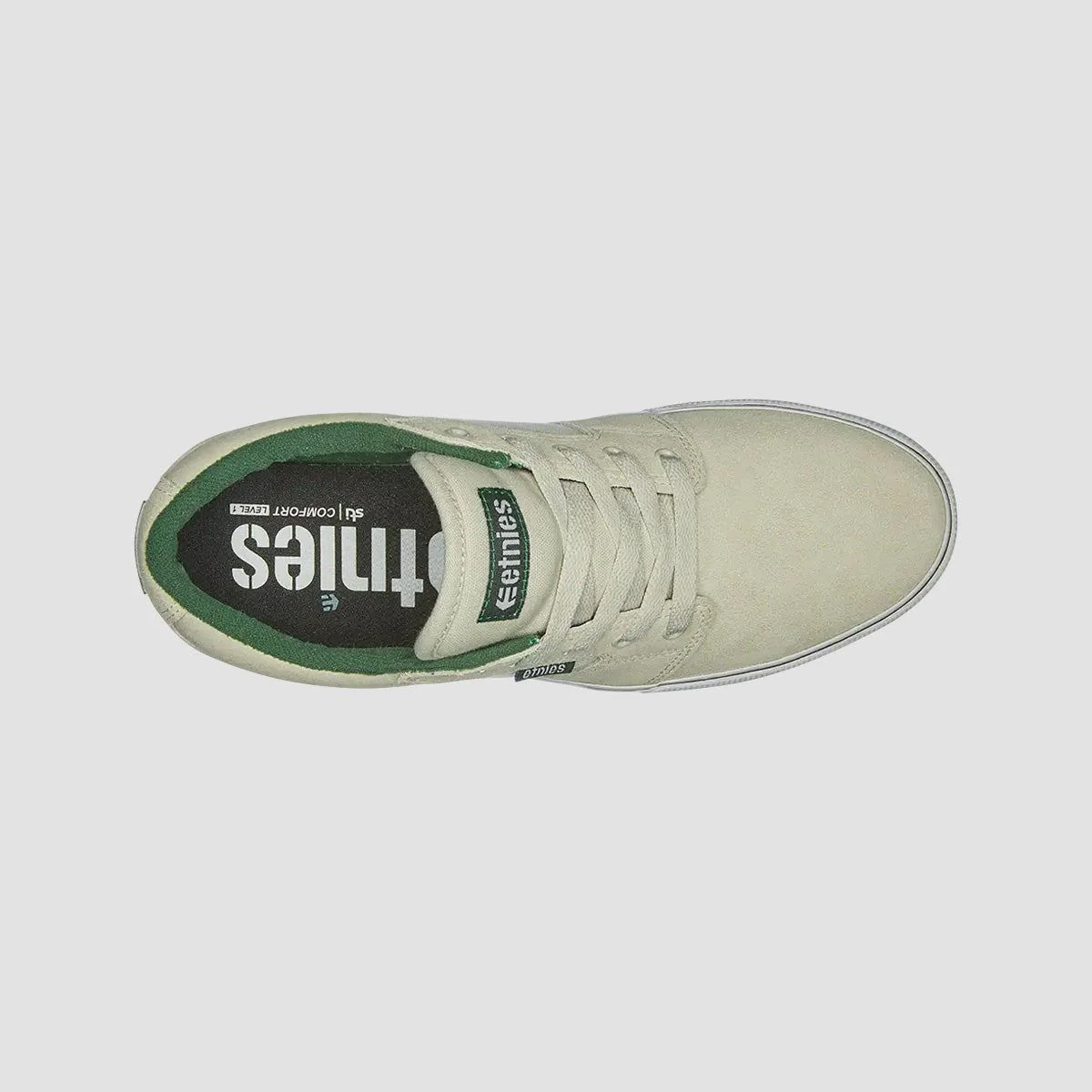 Etnies Barge LS Shoes - White/Green/Gum - Image 3