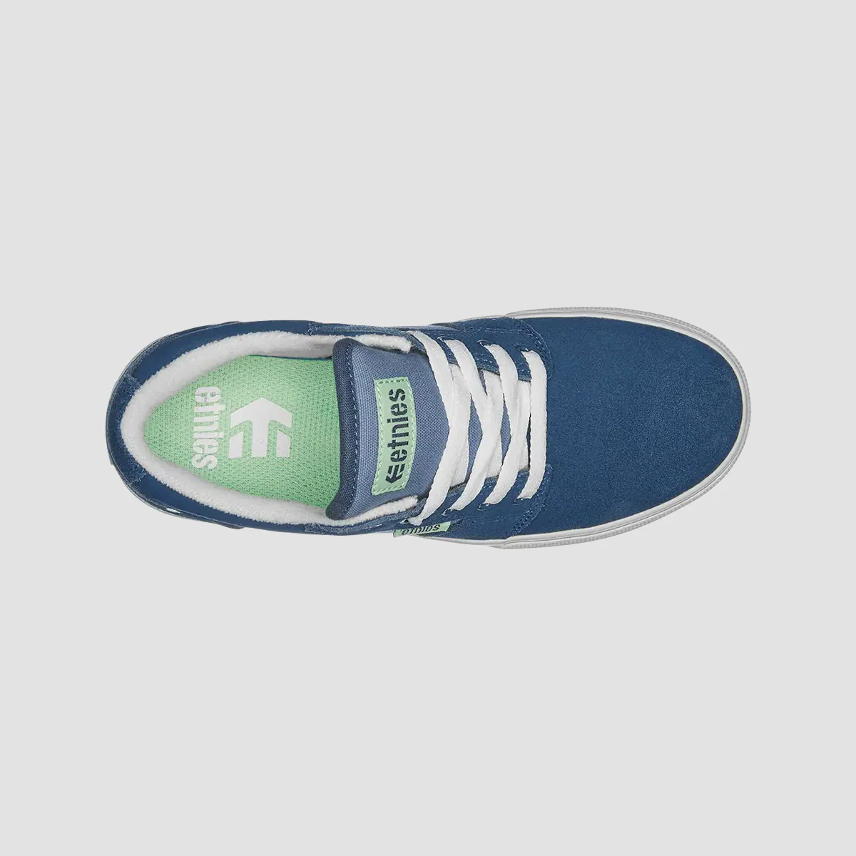 Etnies Barge LS Vulc Shoes - Teal - Kids - Image 3