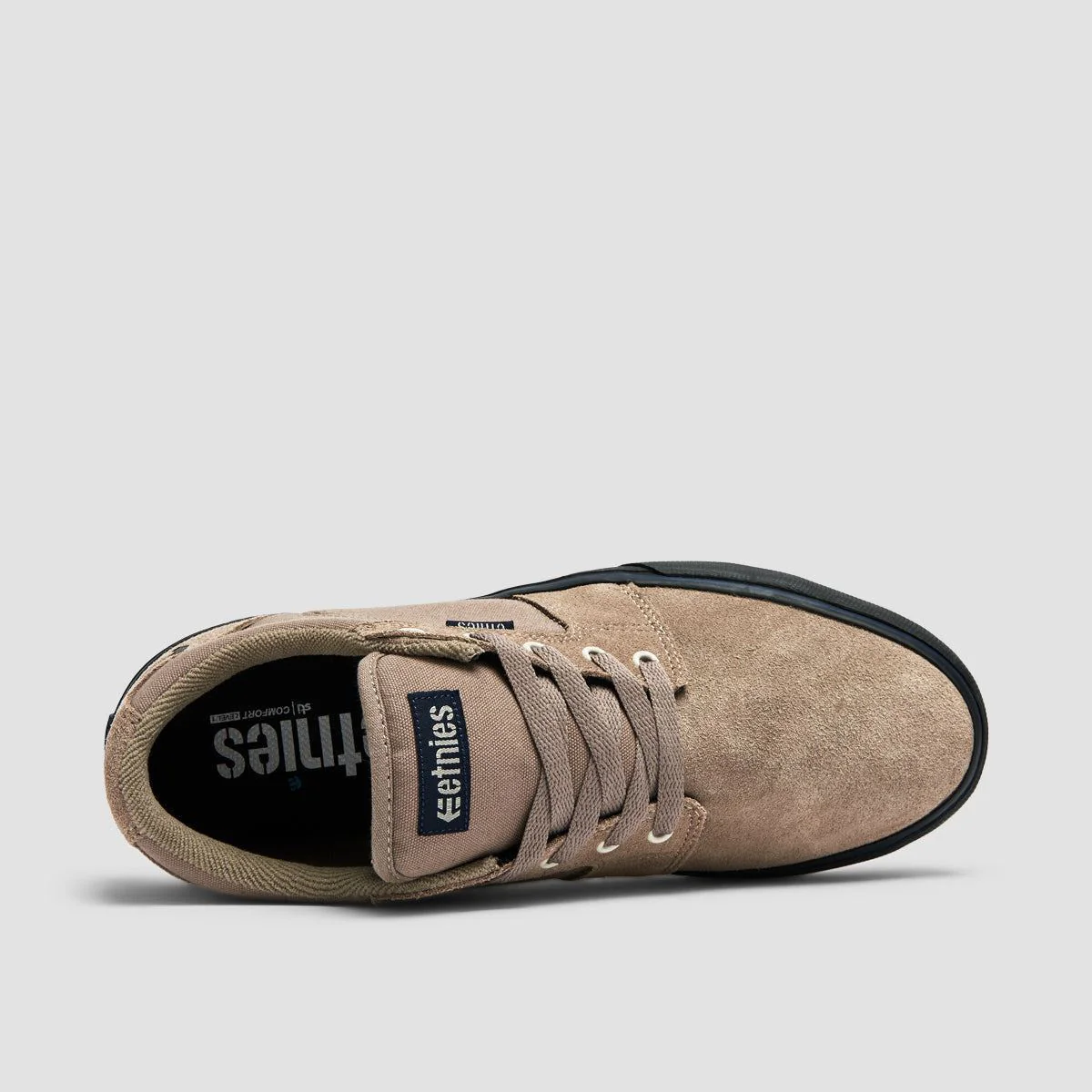 Etnies Barge LS Shoes - Warm Grey/Black - Image 4
