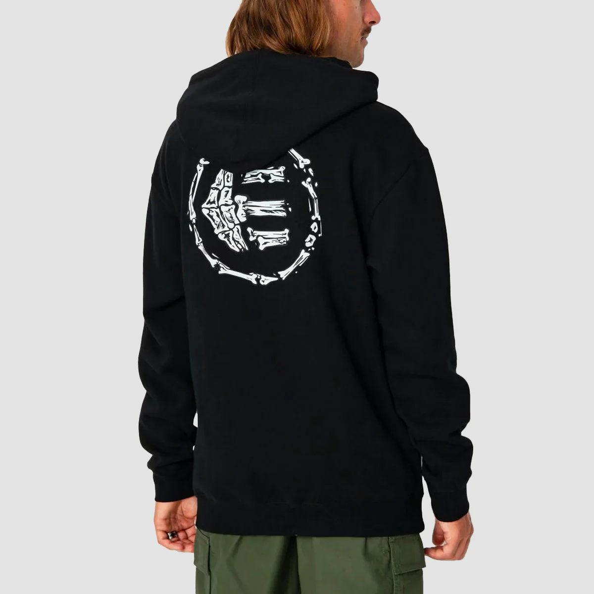 Etnies Bones Pullover Hoodie Black - Image 2
