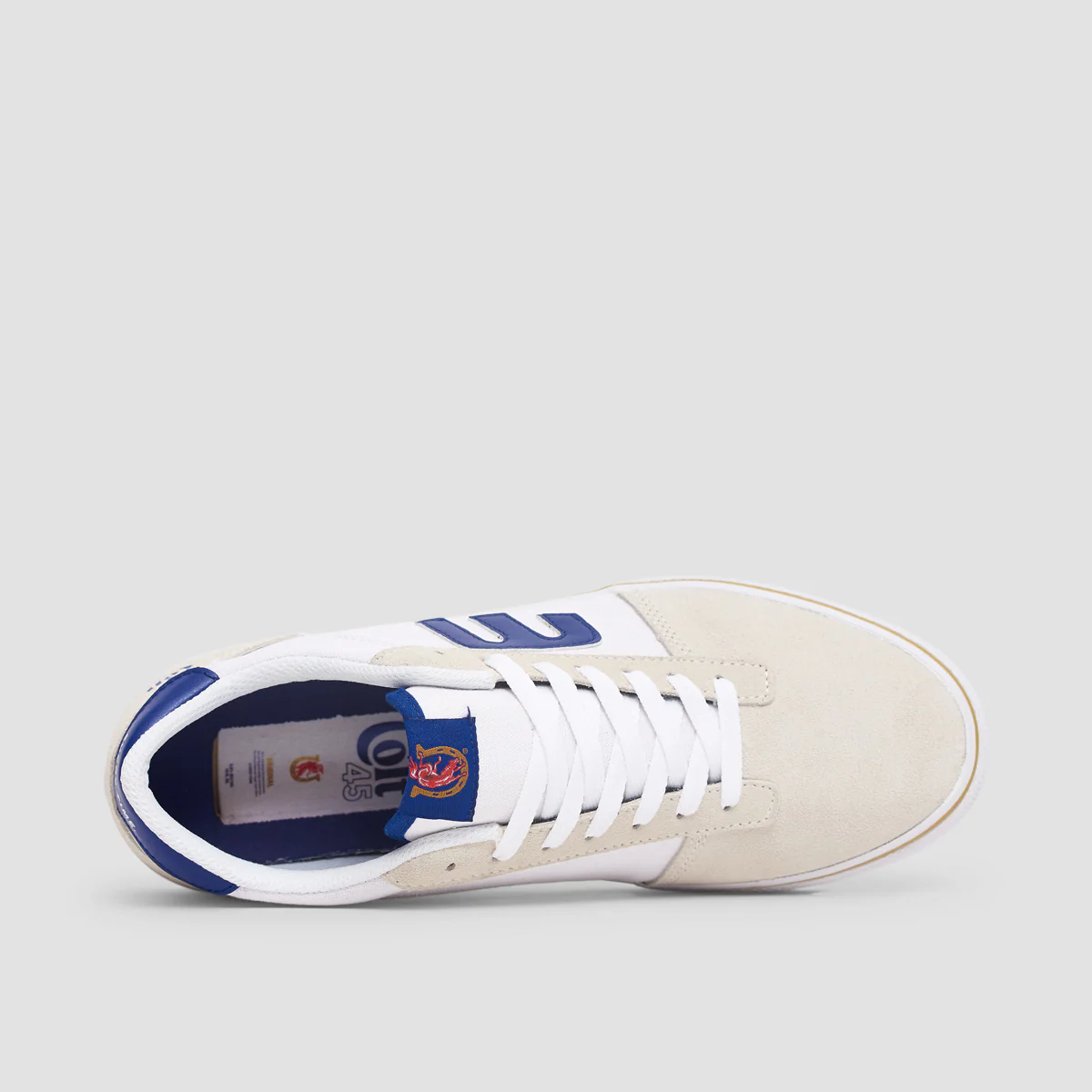 Etnies Calli Vulc X Colt 45 Shoes - White/Navy/Gold - Image 4