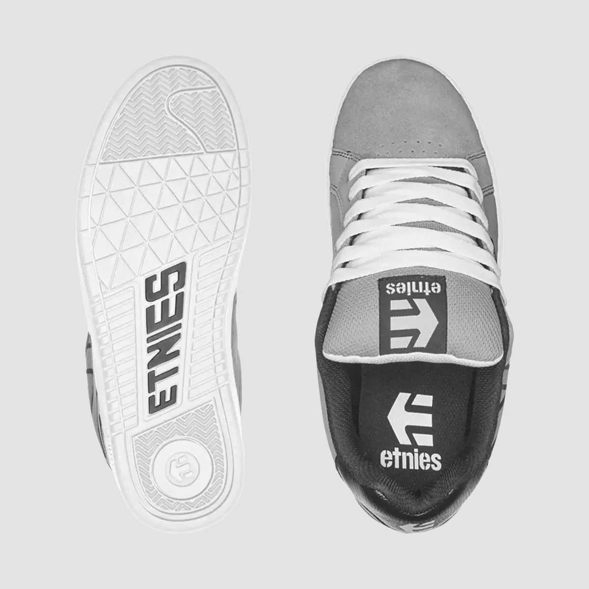 Etnies Fader Shoes - Light Grey/Black - Image 3