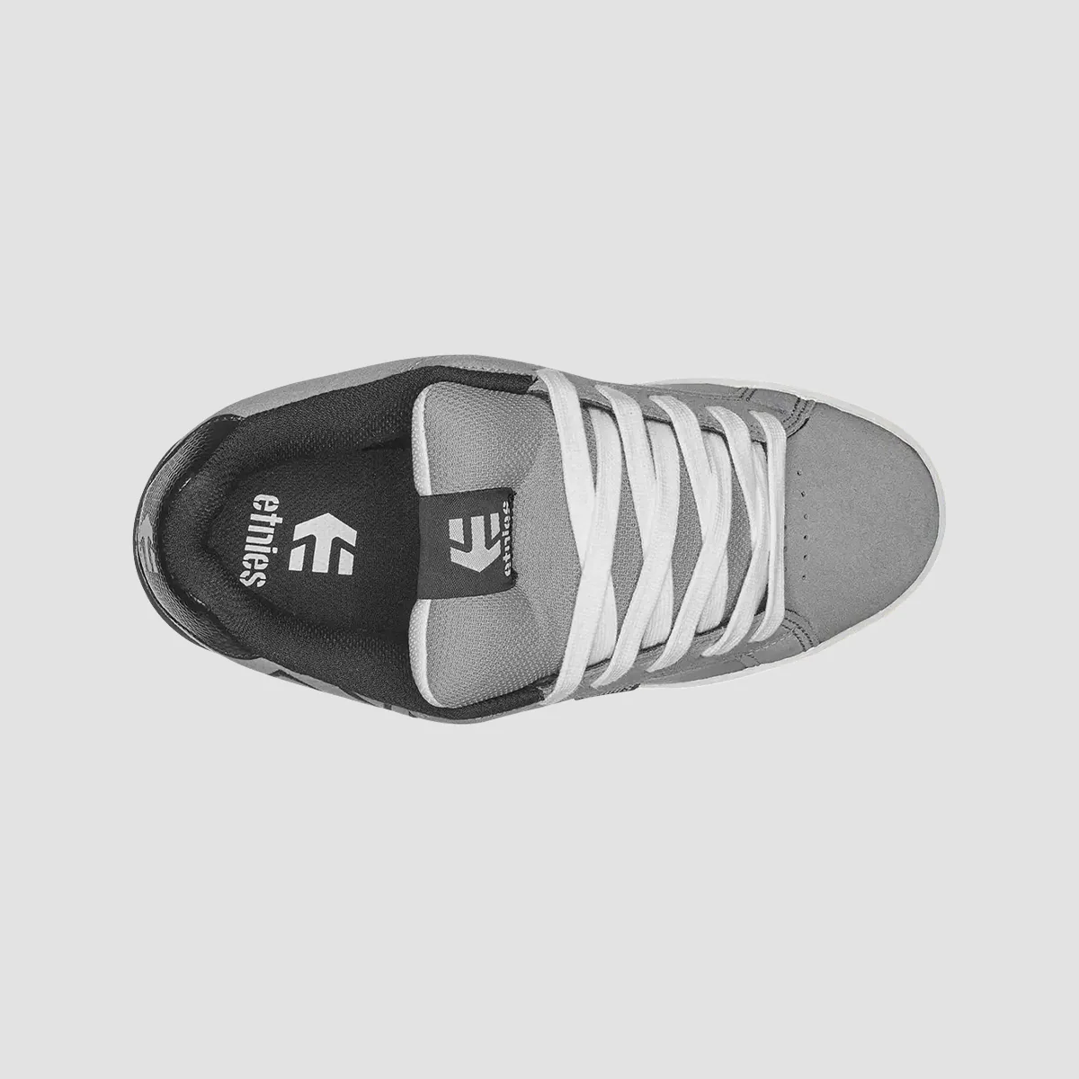 Etnies Fader Shoes - Light Grey/Black - Kids - Image 3