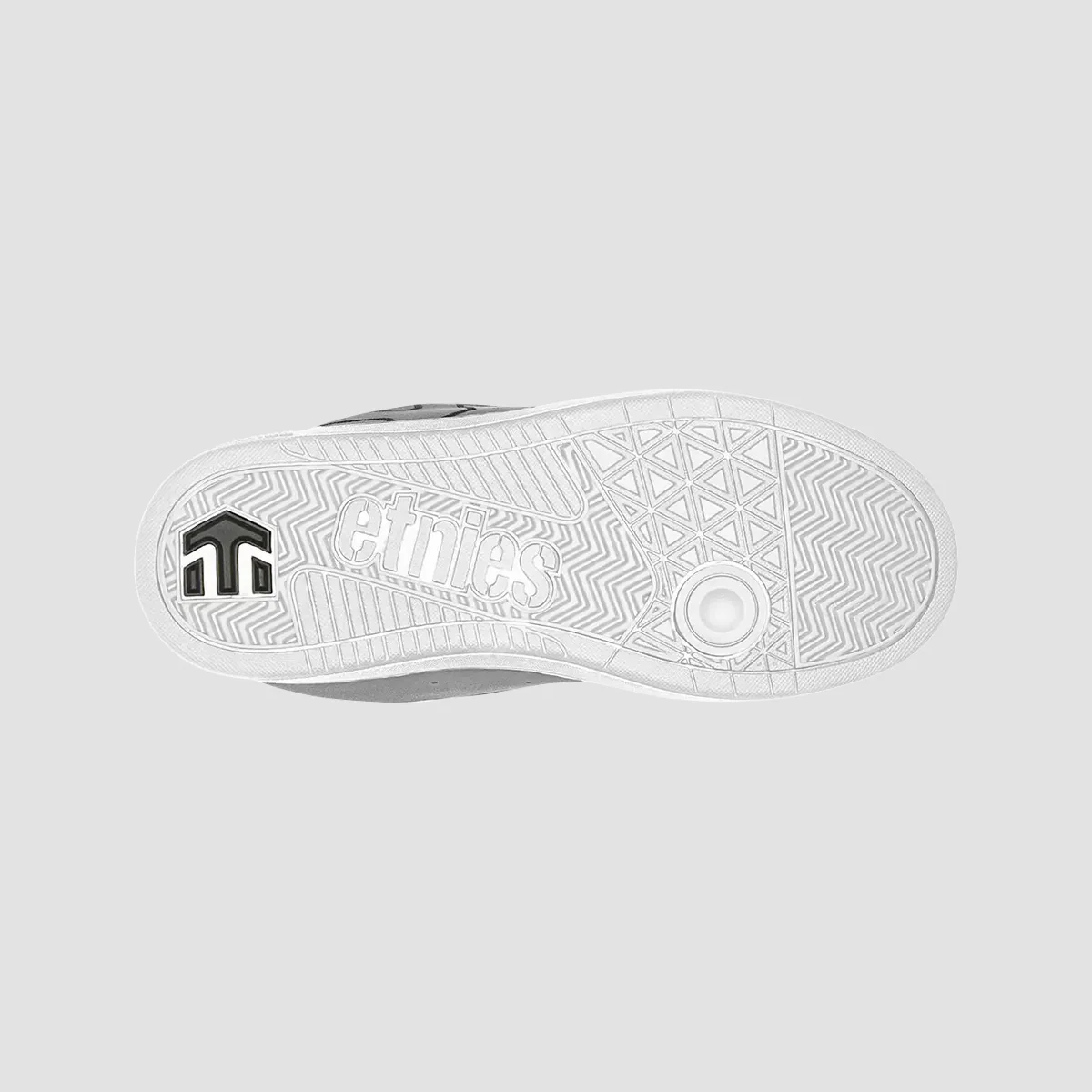 Etnies Fader Shoes - Light Grey/Black - Kids - Image 4