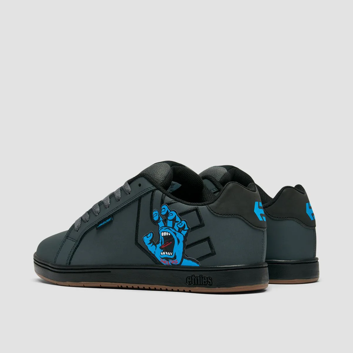 Etnies Fader X Santa Cruz Shoes - Dark Grey/Black - Image 3