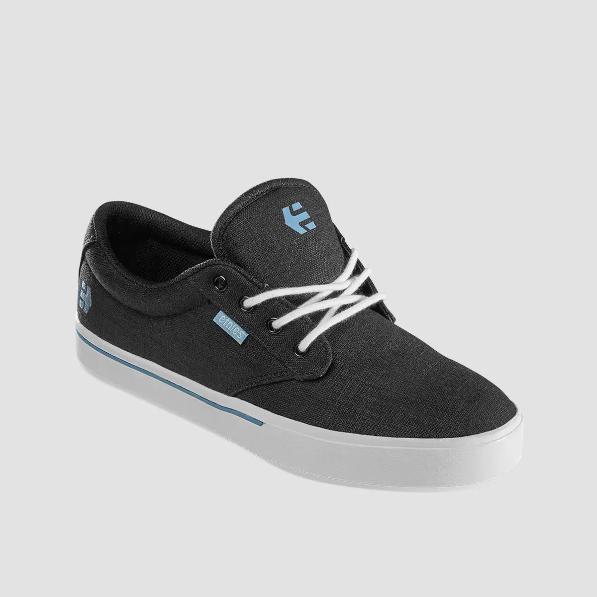 Etnies Jameson 2 Eco Shoes - Black/Blue/Black - Image 2