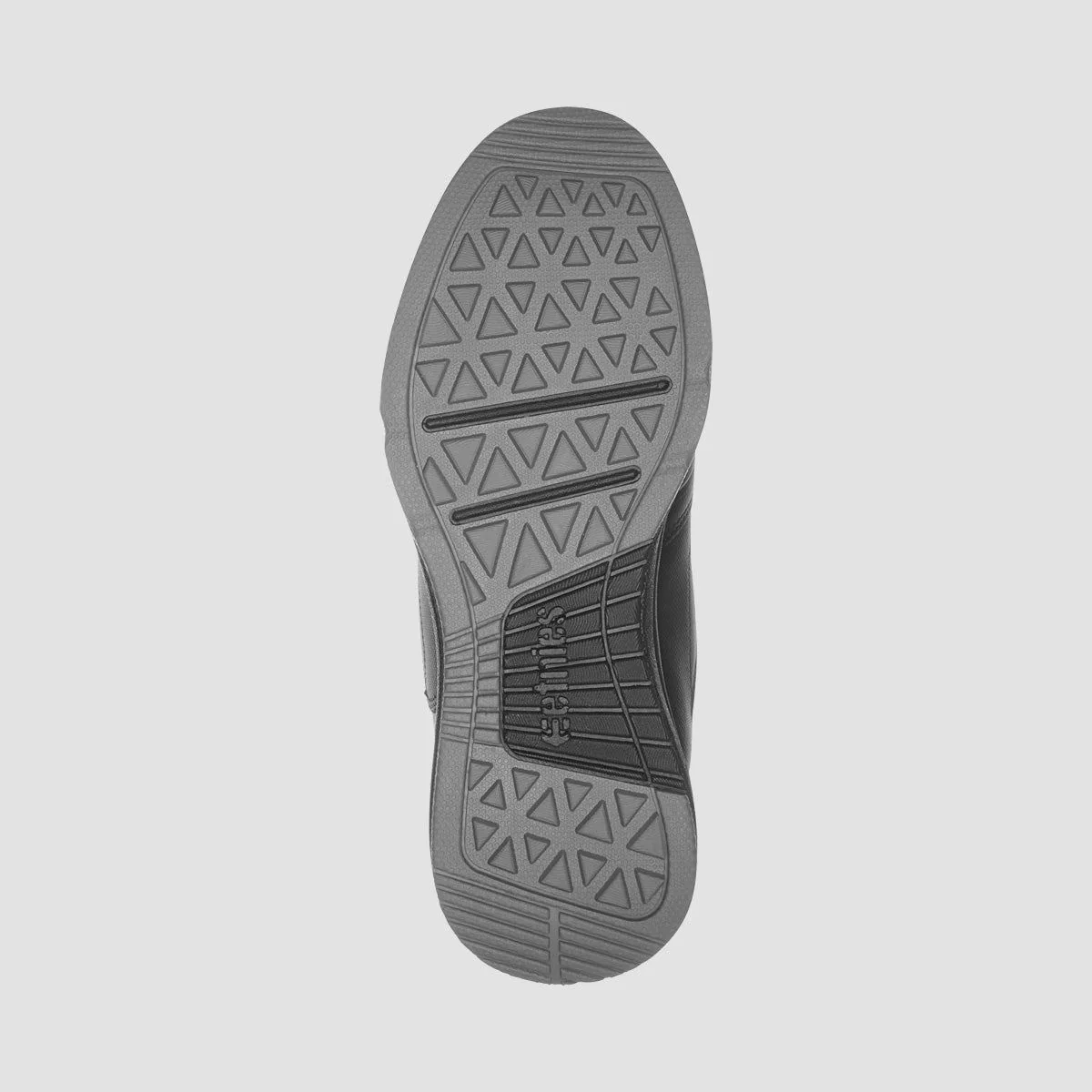 Etnies Jefferson Explorer High Top Shoes - Black/Black/Grey - Image 3